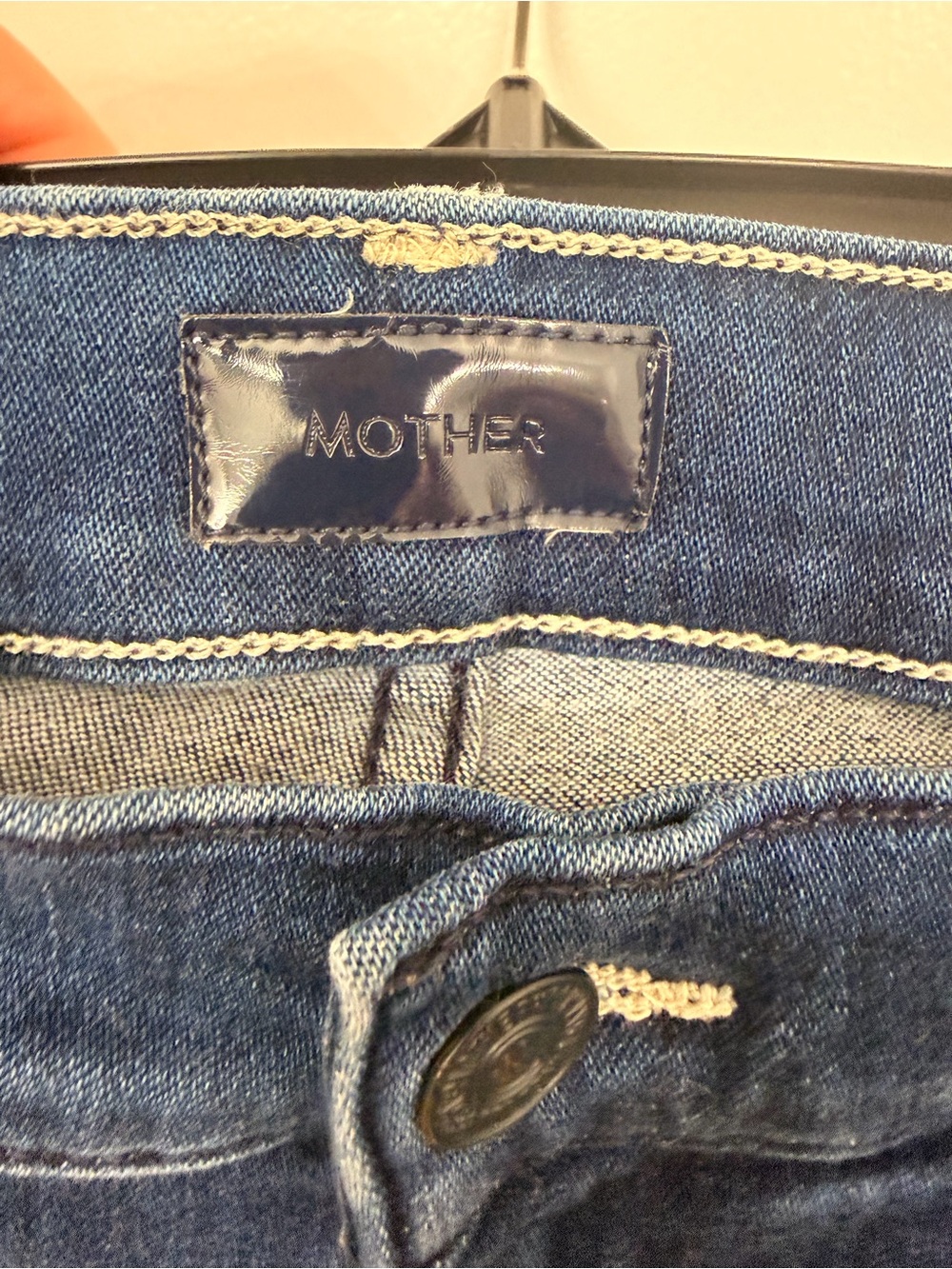 MOTHER The Weekender Fray The Road to Paradise Blue Size 27 - Picture 10 of 12